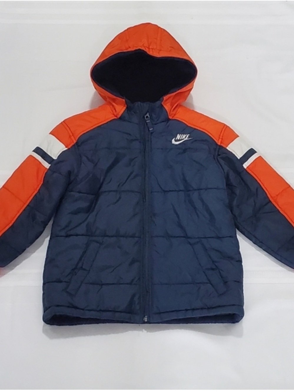Nike Colorblock Boys Winter Coat 3T
Blue/ Orange